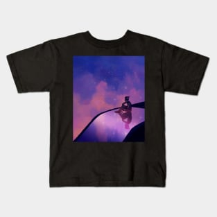 Spaceship Skylight Kids T-Shirt